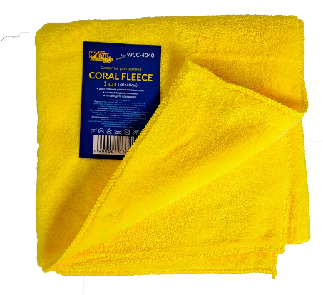 Серветка ультрам’яка Coral Fleece 40x40 см - WCC-4040 WERK